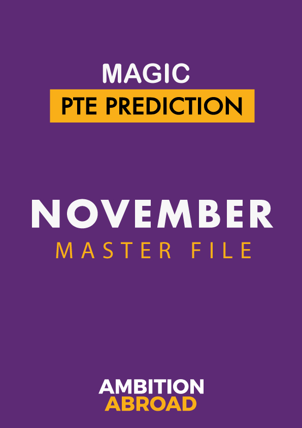 PTE Prediction File 2022 ( November Edition )