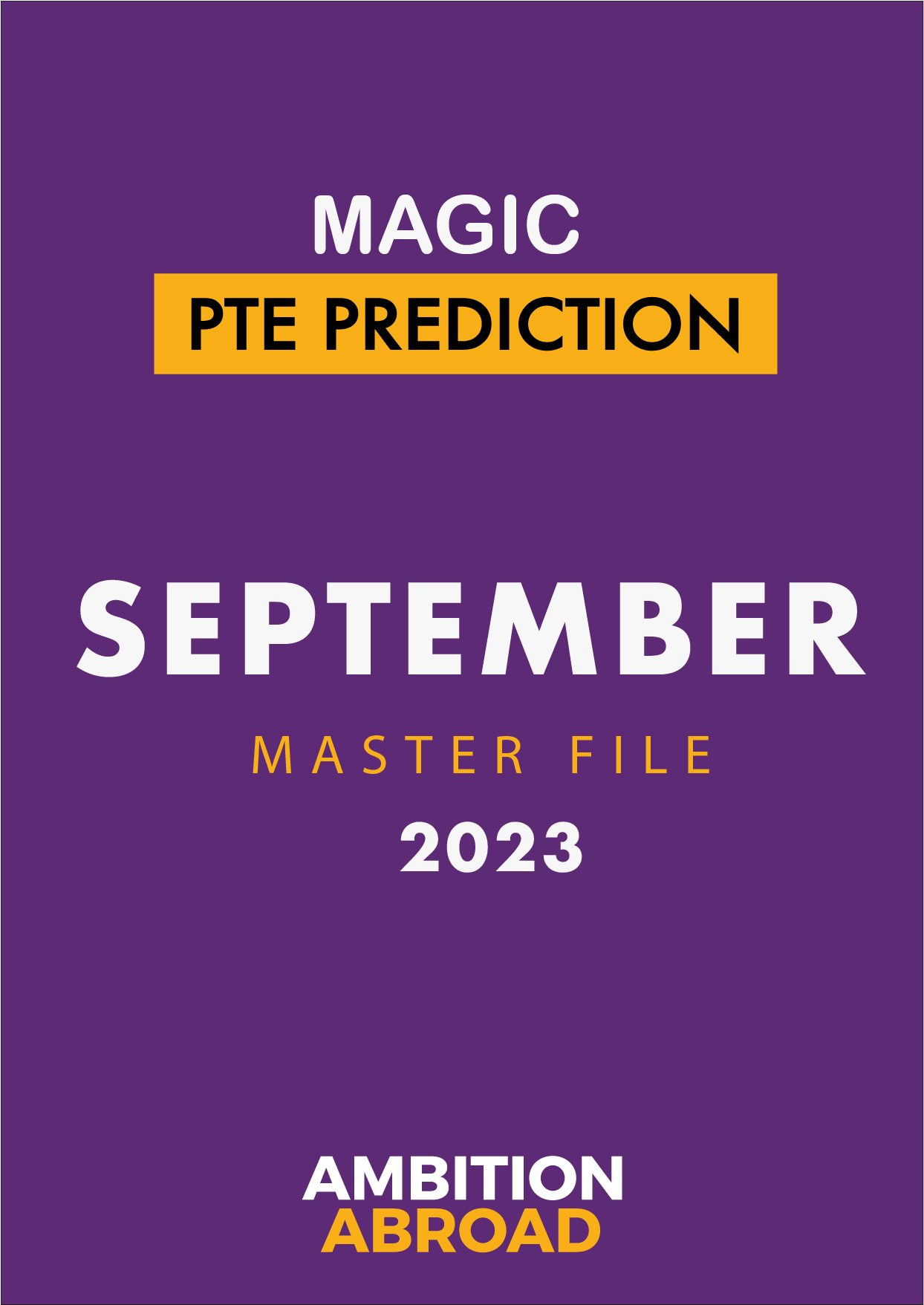 PTE Prediction File 2023 (September Edition )
